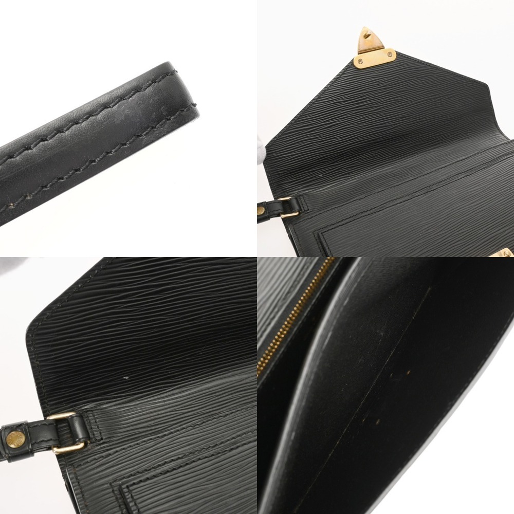 Louis Vuitton Epi Series Dragonne Noir Black Leather Shoulder Bag - Picture 8 of 10